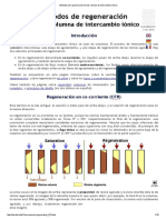 Métodos de Regeneración de Las Resinas de Intercambio Iónico