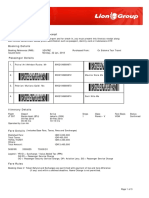 Lion Air Eticket Itinerary / Receipt: Putra/Ari Akhdan Ruska MR