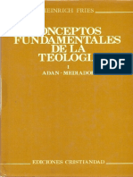 FRIES, H., Conceptos Fundamentales de Teologia, I