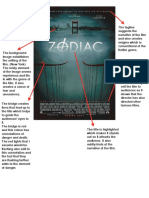 Film Poster Analysis Zodiac