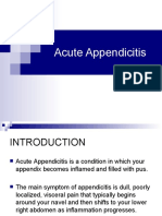 Acute Appendicitis