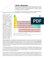 Tabla Periódica de Los Elementos