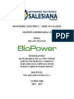 Plan de Negocio BioPower