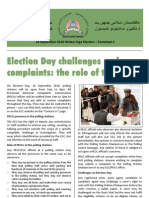 AFGHANISTAN Electoral Complaints Commission 2010 Factsheet 5