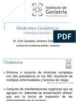 Síndromes Geriátricos Generalidades