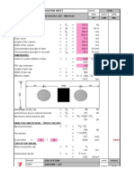 Calculation Sheet: 71197 Design For Pile Cap - Two Piles PP DJM MVL