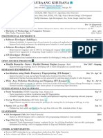 GK Resume PDF