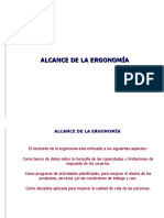 Alcance de La Ergonomia