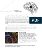 High Speed PCB Design