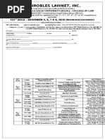 Chanrobles Lawnet, Inc.: de La Salle University (Dlsu) - College of Law