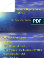 Quality Function Deployment (QFD)