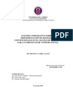 Memoria Análisis Sobre La Implementación de Sistemas No Convencionales en El Manejo de Recursos, para Un Proyecto de Vivienda Social