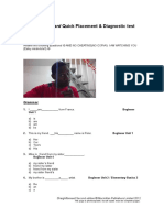 Straightforward Quick Placement & Diagnostic Test: Grammar