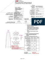 Certificate of Inspection/ Certificat de Inspectie Sucker Rod Elevator/ Elevator Tiji de Pompare