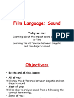 Film Language: Sound