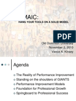 DMAIC Tools & Deliverables