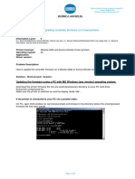 Konica Firmware Update Instruction