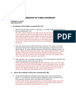 The Mediator of A New Convenant: 2005 Hebrews Study