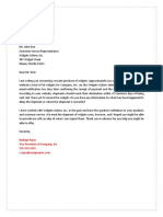 Formal Business Letter 01