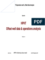 HPHT Offset Well Data Example