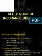 Regulation of Insurance Business