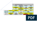 Horario 4 A 2018