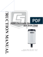 Electrically Heated Rain and Snow Gage: Revision: 4/15