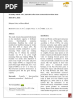 Fecundity of Fresh Water Prawn Macrobrachium Assamense