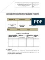 Proc de Transp de Materiales y Residuos Peligrosos