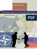 Cambridge Studies in International Relations 113 Vincent Pouliot International Security in Practice The Politics of NATO Russia Diplomacy Cambridge University Press 2010