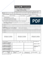 PNB 112 Account Opennig Form For Nri