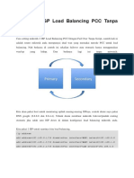 Failover 2 ISP Load Balancing PCC Tanpa Netwatch