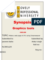 Synopsis: Graphics Tools