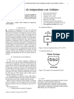 Arduino y Sensor Lm35