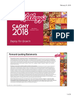 K Kellogg Company 2018 Cagny Conference Presentation