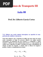 Aula 08 - Difusão em Regime Permanente Com Reação Química II