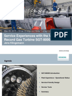 Service Experiences With The World Record Gas Turbine SGT-8000H