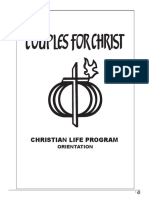 Christian Life Program - CLP Orientation