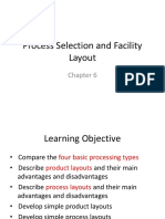 Process Selection and Facility Layout