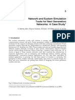 Network and System Simulation Tools For Next Generation Networks: A Case Study