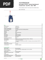 OsiSense XC Special Format - XCKVR54D2H29 Data Sheet