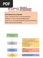 Sesion #1 - La Ciencia Economica