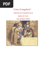 Metodos de Crecimiento de La Iglesias de Cristo Benedicto Calderon PDF