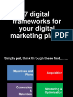 7 Digital Frameworks For Your Digital Marketing Plans