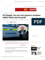 Pat Flanagan - You Can't Trust Anyone in Corruption-Riddled Ireland Even The Gardai - Pat Flanagan - Irish Mirror Online