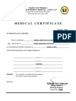 Medical Cert.