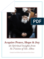 Acquire Peace Hope and Joy 23 Spiritual Insights From St. Paisios of Mt. Athos PDF