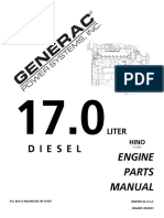 HİNO 17L Diesel Engine Parts Manual PN 0D4337