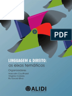 E-Book Linguagem e Direito Os Eixos Tematicos