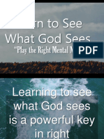 Learn To See What God Sees